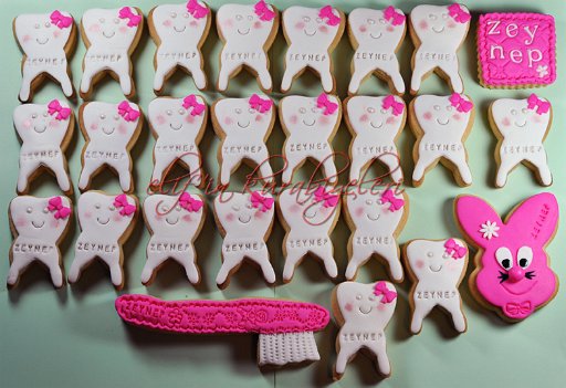 Cookies for the Celebration of First Tooth