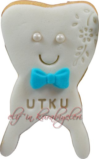 Tooth Shaped Cookies