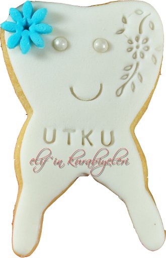 Tooth Shaped Cookies