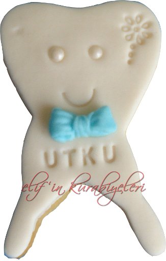 Tooth Shaped Cookies