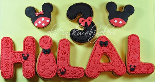 Minnie Mouse Cookie