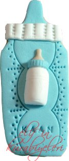 Baby Bottle Shaped Cookie