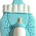 Baby Bottle Shaped Cookies