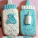 Baby Bottle Shaped Cookies