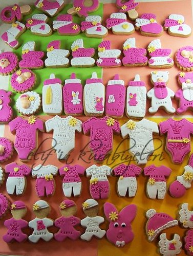 Welcome Baby - Baby Shower Cookies