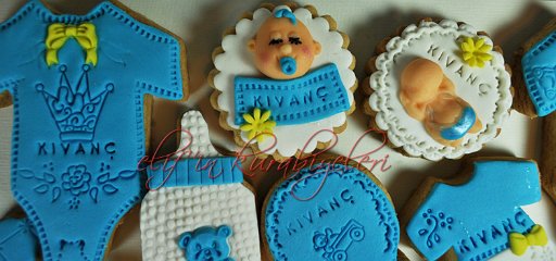 Welcome Baby - Baby Shower Cookies