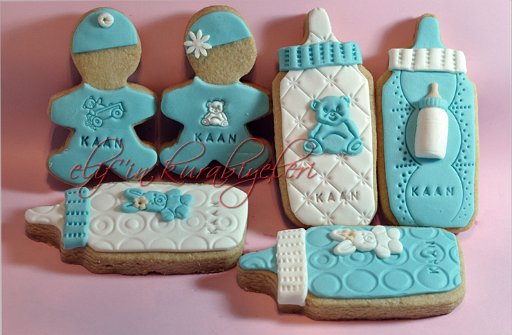 Welcome Baby - Baby Shower Cookies