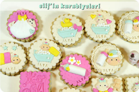 Welcome Baby - Baby Shower Cookies