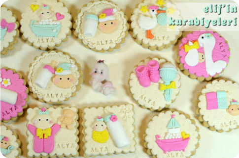 Welcome Baby - Baby Shower Cookies