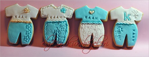 Bebek arabas� �eklinde kurabiyeler