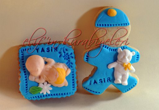 Welcome Baby - Baby Shower Cookies