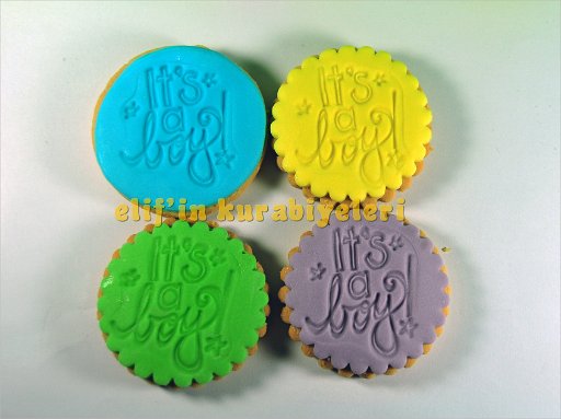 Bebek arabas� �eklinde kurabiyeler