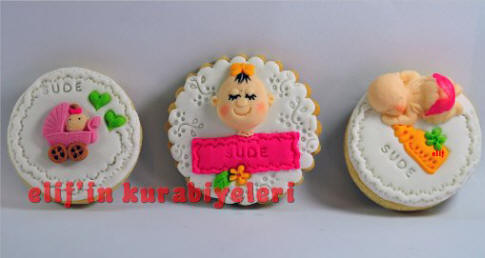 Welcome Baby - Baby Shower Cookies