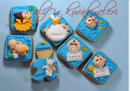 Welcome Baby - Baby Shower Cookies