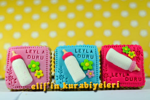 Welcome Baby - Baby Shower Cookies