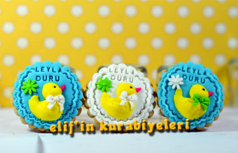 Welcome Baby - Baby Shower Cookies