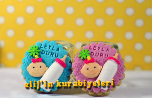 Welcome Baby - Baby Shower Cookies