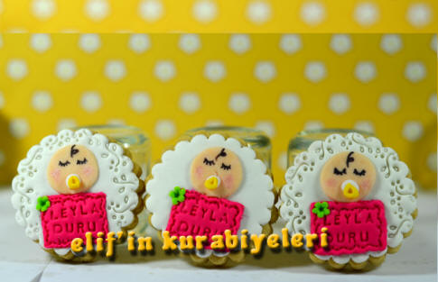 Welcome Baby - Baby Shower Cookies
