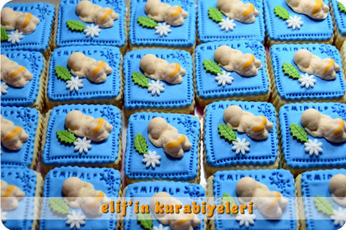 Welcome Baby - Baby Shower Cookies