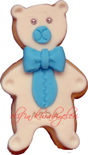 Teddy Bear Shaped Cookies