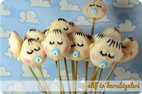 Ho�geldin Bebek �ubuk Marzipan �ekerler