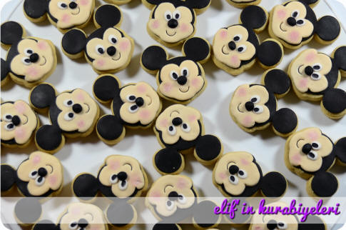 Mickey Mouse Kurabiye