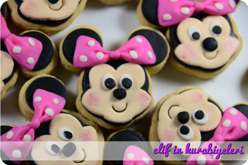 Minnie Mouse Kurabiye