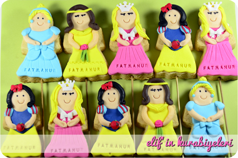 Disney Prensesler Kurabiye