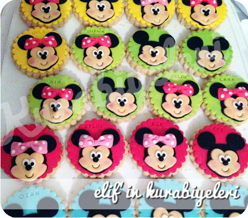 Mickey Mouse Kurabiye