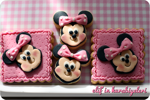 Minnie Mouse Kurabiye