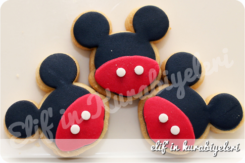 Mickey Mouse Kurabiye