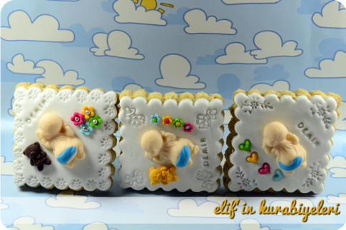 Ho�geldin Bebek / Baby Shower Kurabiyeleri