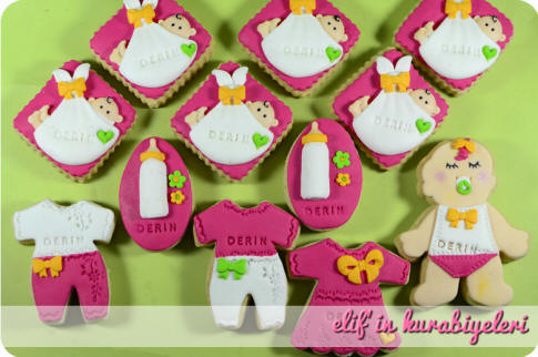 Ho�geldin Bebek / Baby Shower Kurabiyeleri