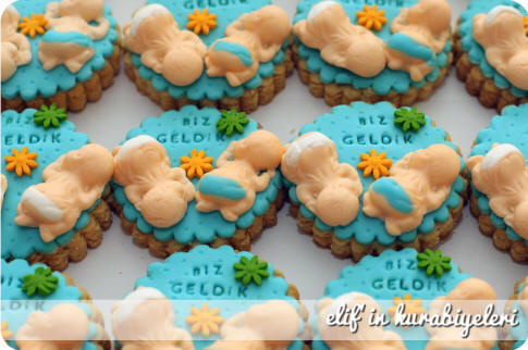 Ho�geldin Bebek / Baby Shower Kurabiyeleri