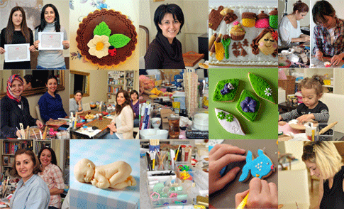 �eker hamuruyla s�sleme e�itimi